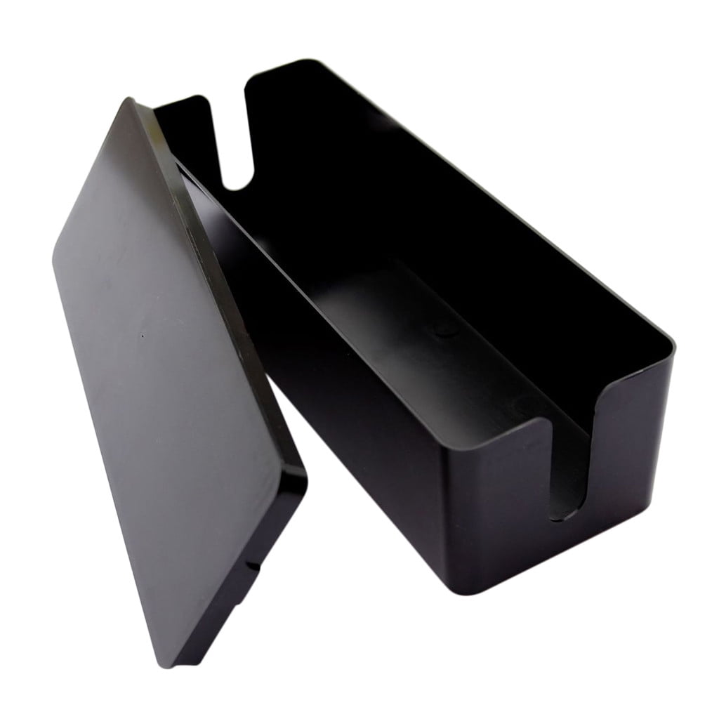 Ajauxi Wire Storage Box, Cable Management Boxes, Cable Tidy Box Plastic, Wires Keeper Holder for Desk, TV, Computer, USB Hub, System to Cover and Hide \u0026 Power Strips \u0026 Cords