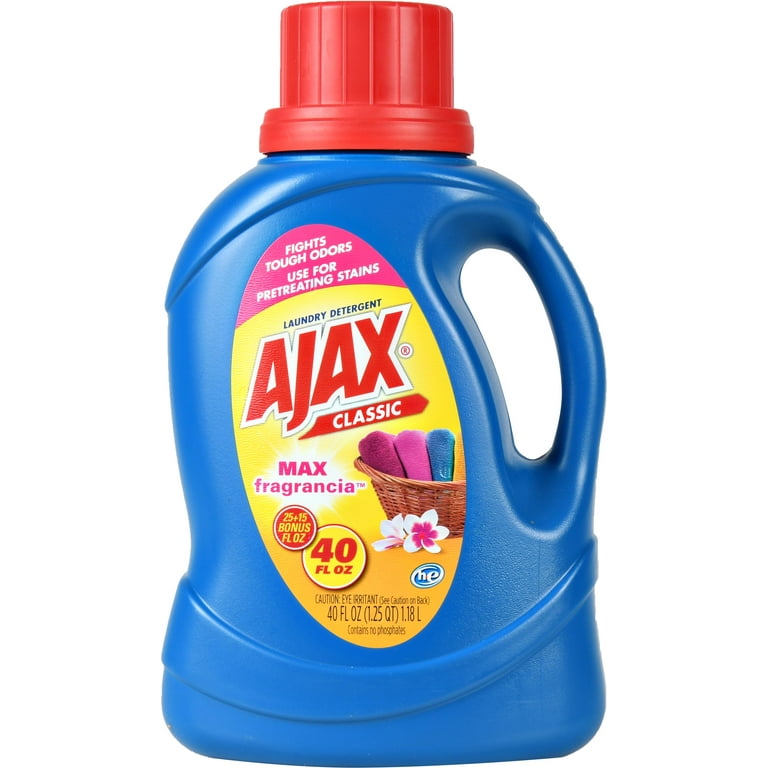 Ajax Classic Max Fragrance Laundry Detergent, Original, 40 oz, 25 Loads Ajax Classic Max Fragrance Laundry Detergent, Original, 40 oz, 25 Loads