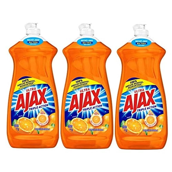 Ajax Ultra Triple Action Dish Soap Orange 28 Fl Oz 3
