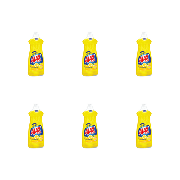 Ajax Lemon Scent28floz 6Pack  Ultra Super Degreaser, DeepCleaning Citrus, Sparkling Shine