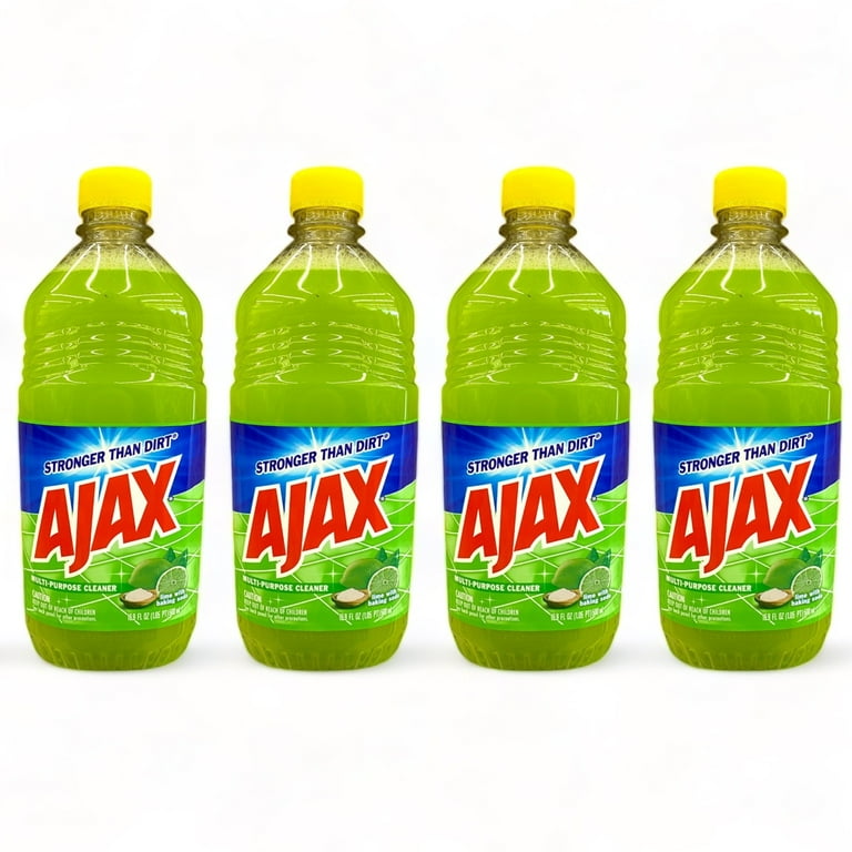AJAX Lime and Baking Soda Scented Multipurpose Cleaner, 16.9 oz, 4