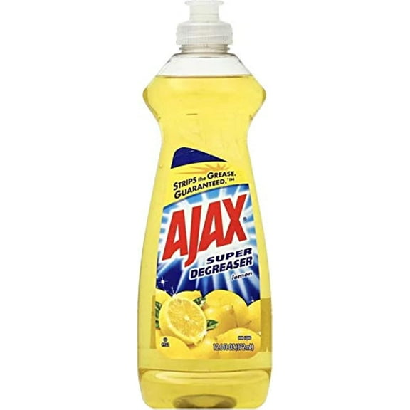 Ajax Liquid Dish Soap, Lemon 12.60 Oz (Pack Of 2)
