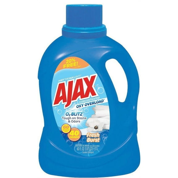 Ajax Oxy Overload Concentrated Liquid Laundry Detergent 60 fl oz 40 Loads - 1 Bottle