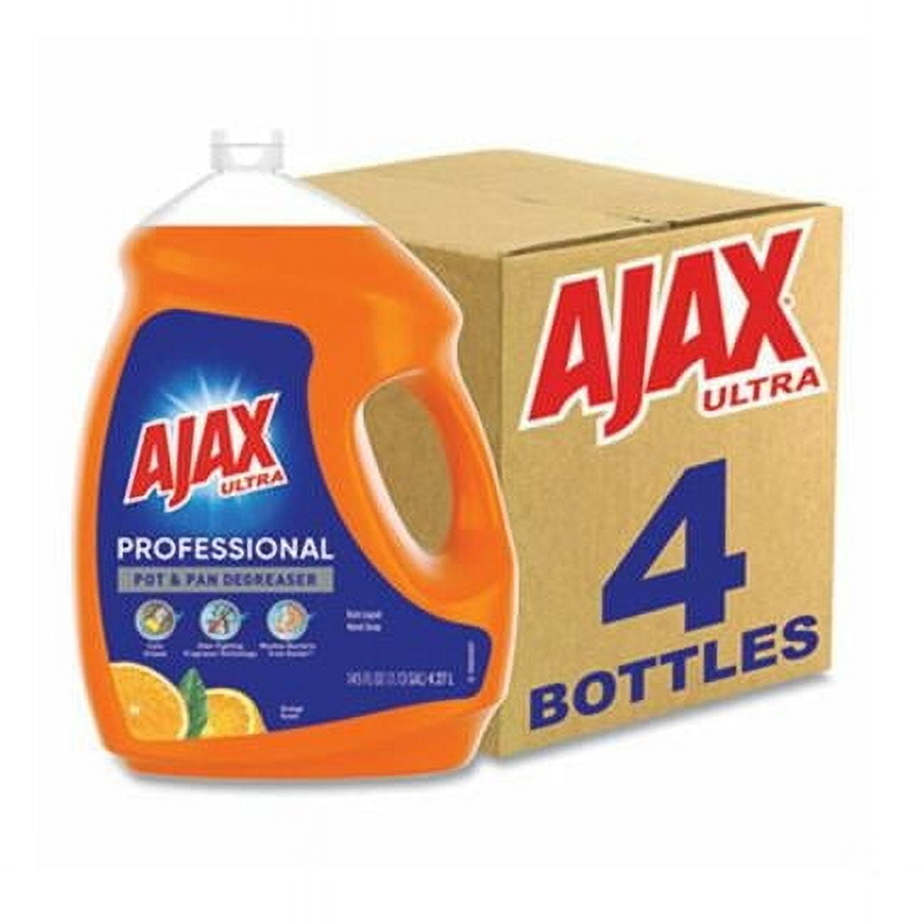 Ajax Orange Scent Dish Detergent - 145 oz Bottle - Case of 4