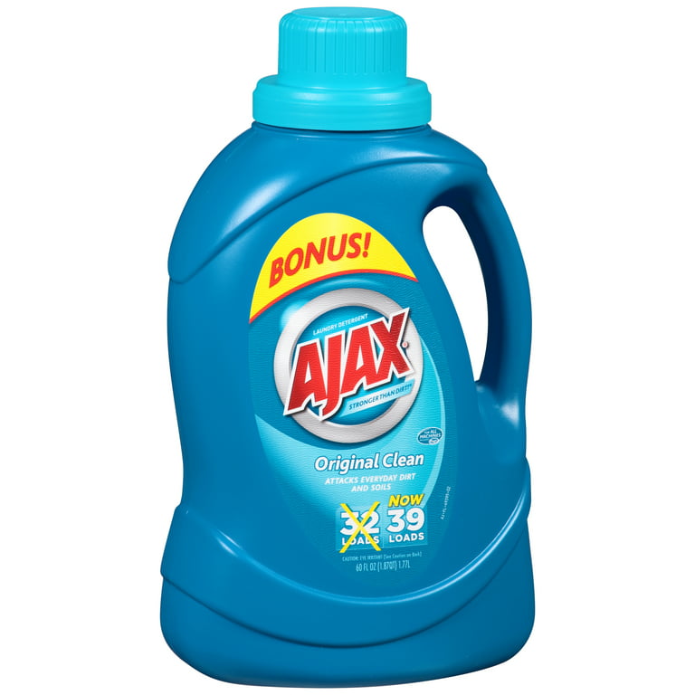 Struikelen Meenemen weduwe Ajax® Original Clean Laundry Detergent 60 fl. oz. Jug - Walmart.com