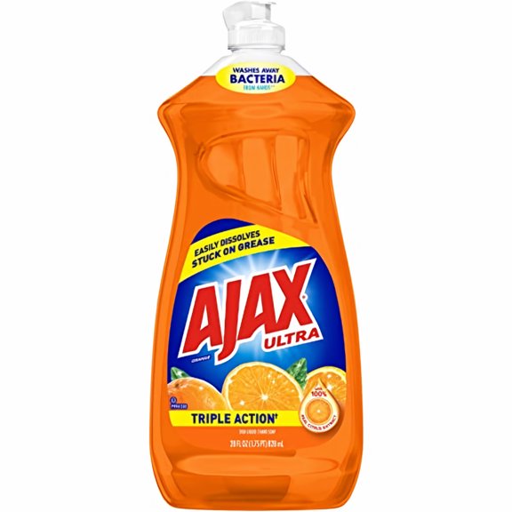 Ajax Ultra Triple Action Liquid Dish Soap Orange - 28 fl oz (Pack of 6)