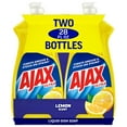 thumbnail image 1 of Ajax Ultra Liquid Dish Soap Lemon Scent, Super Degreaser, 28 oz Bottle, 2 Pack, 1 of 13