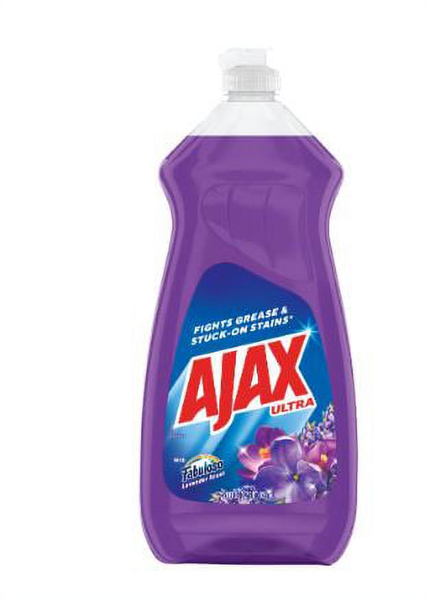 Ajax Ultra Liquid Dish Soap with Fabuloso Lavender Scent, Deep Cleaning