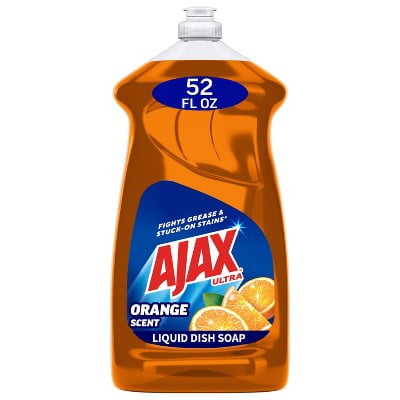 Ajax Ultra Triple Action Liquid Dish Soap - Orange Scent
