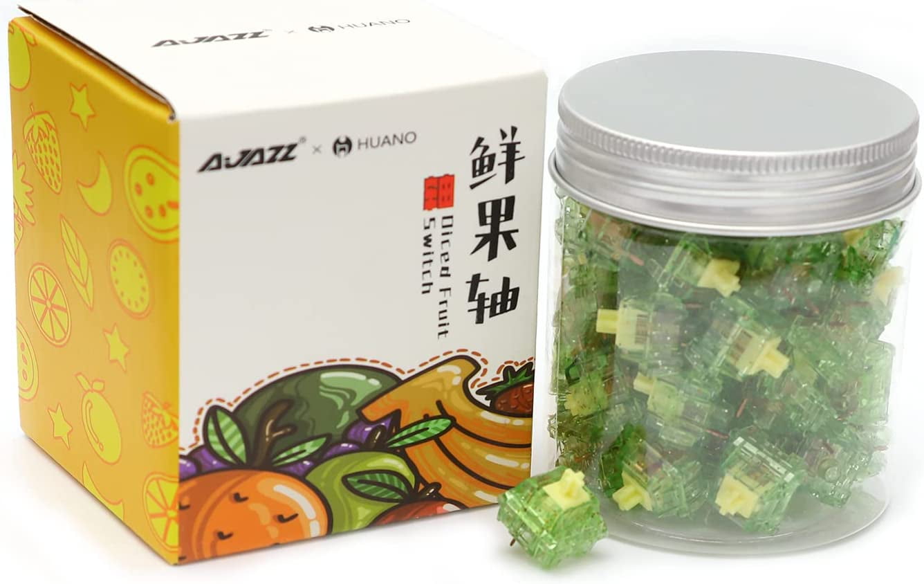 Ajazz Diced Kiwi Switch, Tactile 50gf, 3 Pin, for Mechanical