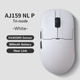 thumbnail image 1 of Ajazz AJ159 NL P New NearLink Edition Gaming Mouse Original Phase PAW3395 Ultra Long Life 800mAh Battery White, 1 of 4