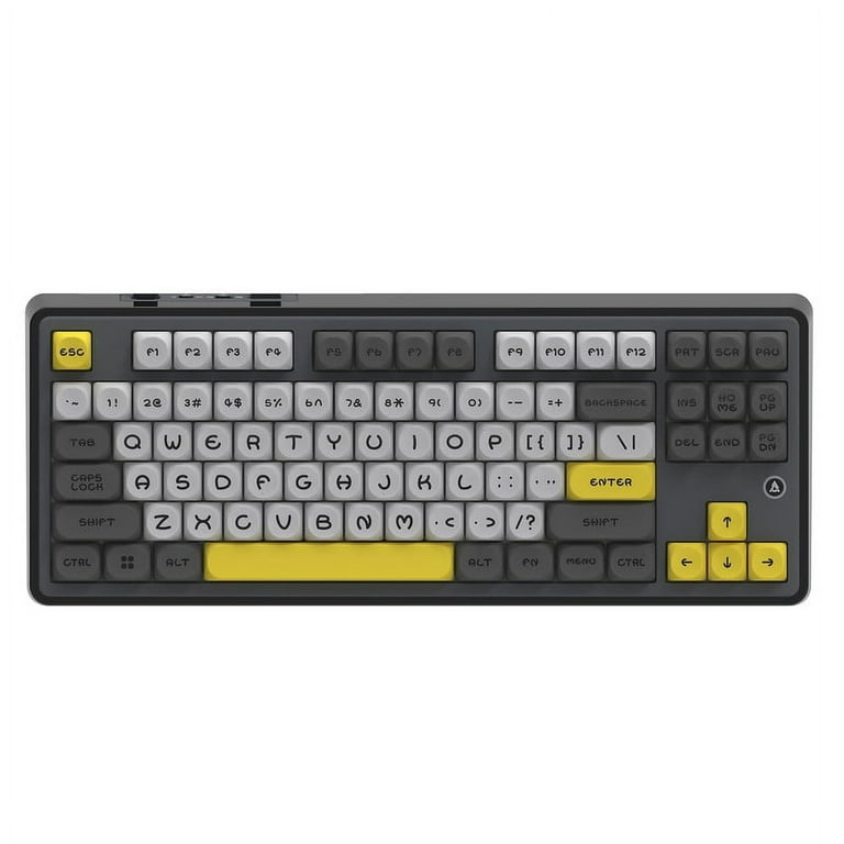 Ajazz AK870 Gasket-Mounted MOA keycaps Wireless Gaming Keyboard