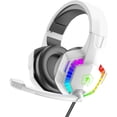 thumbnail image 1 of Ajazz Over-Ear Gaming Headset with Mic, White, 1 of 9
