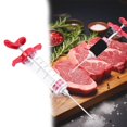 thumbnail image 1 of Ajhhao 1 Pc Plastic Meat Injector, Turkey Injector Syringe, Marinade Injector Turkey Injection Kit, Meat Injectors for Smoking, BBQ Grill Injector Red, 1 of 9