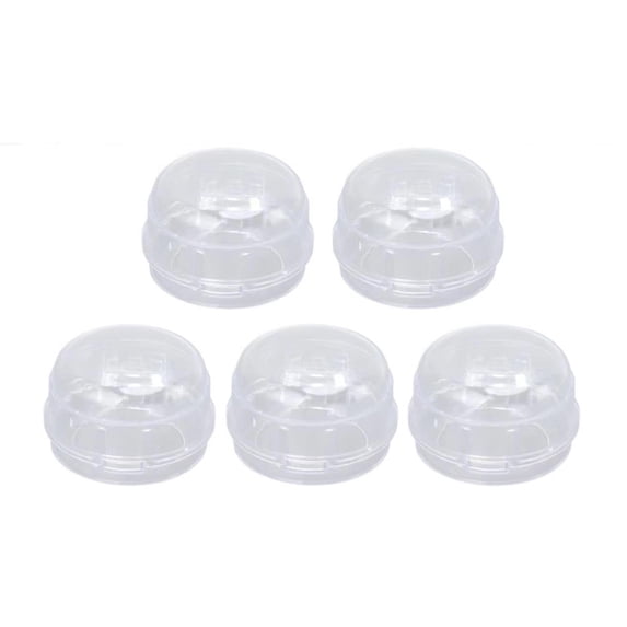 Ajhhao 5 Pcs Gas Stove Knob Covers, Stove Knob Safety Covers, Double-Key Design Universal Size Stove Knob Covers, Stove Knob Safety Covers, Stove Knob Covers For Gas Burners