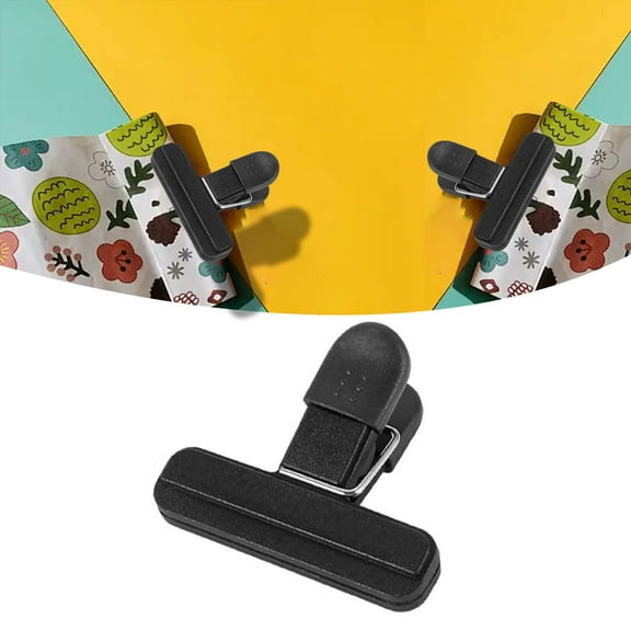 Ajhhao Bag Clips For Food Bag Clips For Chips Clips For Chips And Other Food Bags 1 Pack Small Plastic Sealing Clip For Storage And Keeping Fresh Potato Chip Bag Clips Black