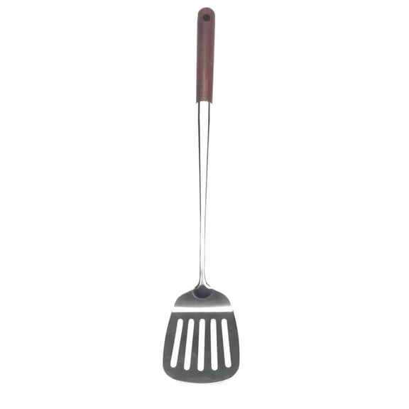 Ajhhao Cooking Utensils Set, Stainless Steel Cooking Utensils, Kitchen Utensils, Wok Utensils, Home Essentials Kitchen Gadgets Accessories, Dishwasher Safe Slotted Spatula 17.3 Inch