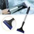 thumbnail image 1 of Ajhhao Portable Ice Scrapers for Car Windshield, Frost Snow Removal Tools with Comfortable Foam Grip, Silicone Car Ice Scraper, Anti-Scratch Glass, Winter Car Accessories for Window Blue, 1 of 7