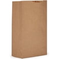 thumbnail image 1 of Ajm Kraft Grocery Bags - 4.30" Width X 2.40" Length - Brown - Kraft Paper - 500/pack - Grocery, Food, Sandwich, Vegetables, Grain, 1 of 1