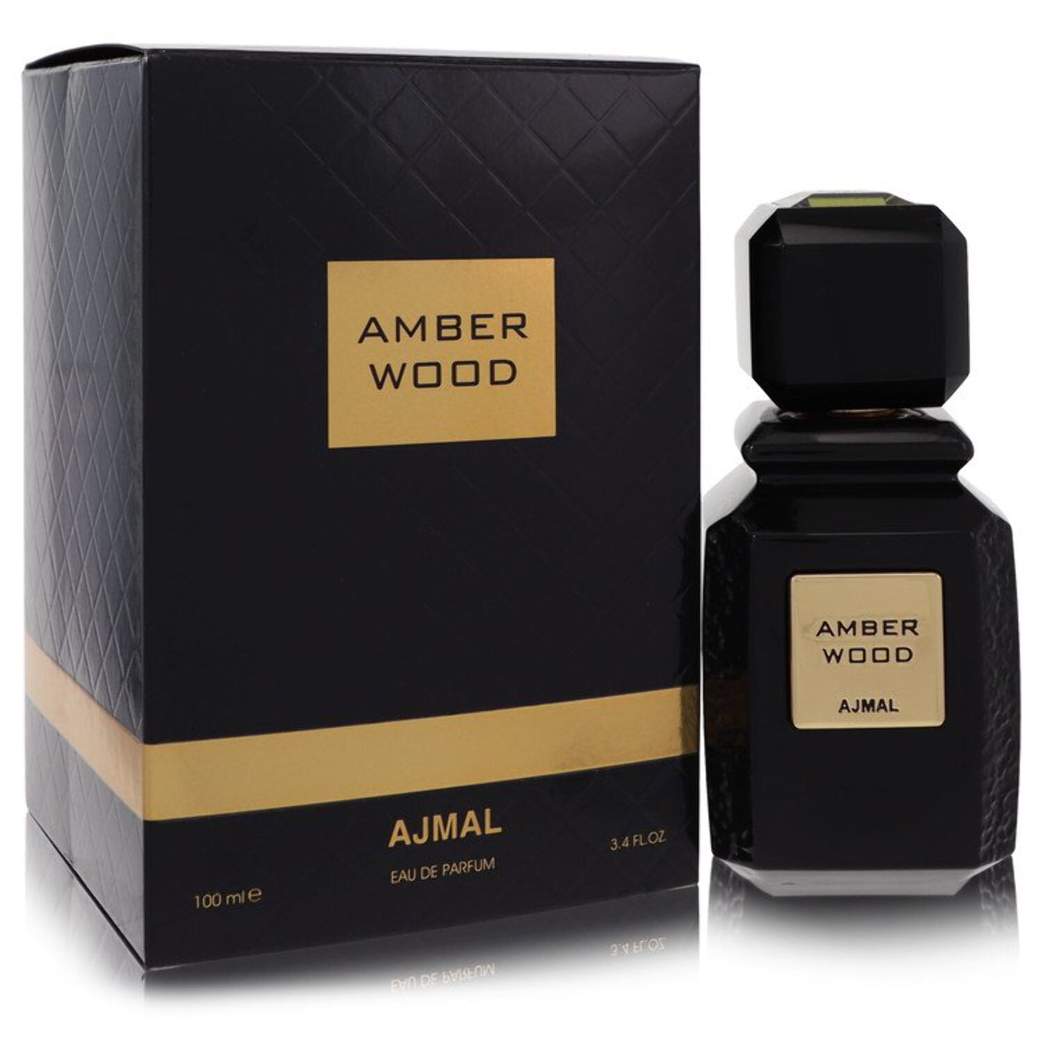 Ajmal Amber Wood by Ajmal Eau De Parfum Spray (Unisex) 3.4 oz for Women - Brand New