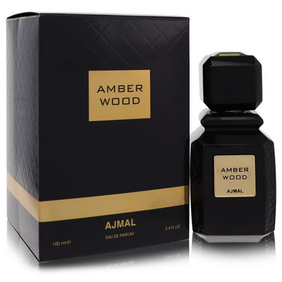 Ajmal Amber Wood by Ajmal Eau De Parfum Spray (Unisex) 3.4 oz for Women - Brand New