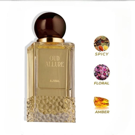Ajmal Oud Allure Unisex Perfume/Cologne For Men & Women Eau de Parfum 3.4 oz Edp