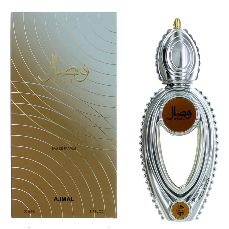 Ajmal, Wisal Unisex Eau de Parfum Spray, 1.7 oz, Floral Rose Scent
