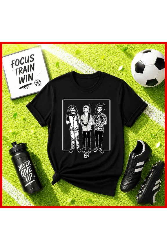 Ajr Band The Click Album Chibi Members Brothers Fan Music Graphic Unisex T-Shirt V25766, S-5XL