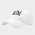 thumbnail image 1 of Ajshakl Baseball Hat, Mom And Dad Hats Fathers Day Gifts Hat Embroidered Adjustable Baseball Caps Gift For Couples Parents, White, 1 of 4