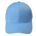thumbnail image 1 of Ajshakl Beach Hat, Baseball Cap Blank Hat Solid Color Adjustable Sky Blue, Blue, 1 of 3