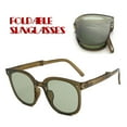 thumbnail image 1 of Ajshakl Blue Light Glasses For Woman, Trendy Sunglasses For Women Man Polarized Foldable Round Chic Retro Sun Glasses, Green, 1 of 5