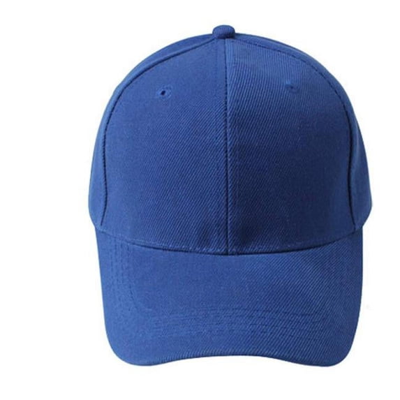 Ajshakl Mens Hats, Baseball Cap Blank Hat Solid Color Adjustable Blue, Blue