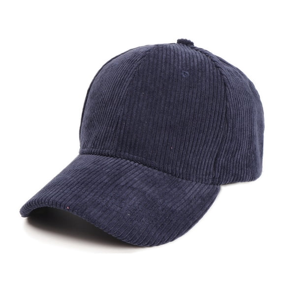 Ajshakl Sun Hats For Women, Male Female Neutral Summer Solid Baseball Caps Corduroy Hat Visors, Blue