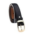 thumbnail image 1 of Ajshakl Western&nbsp;Belts For Woman, New Simple Hundred Women'S Belt Chipped Edge, Black, 1 of 5