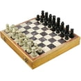 thumbnail image 1 of Ajuny Beautifully Decorative Crafted Stone Art Chess Set Hand Carved Stone Pieces 10x10 inch, 1 of 5