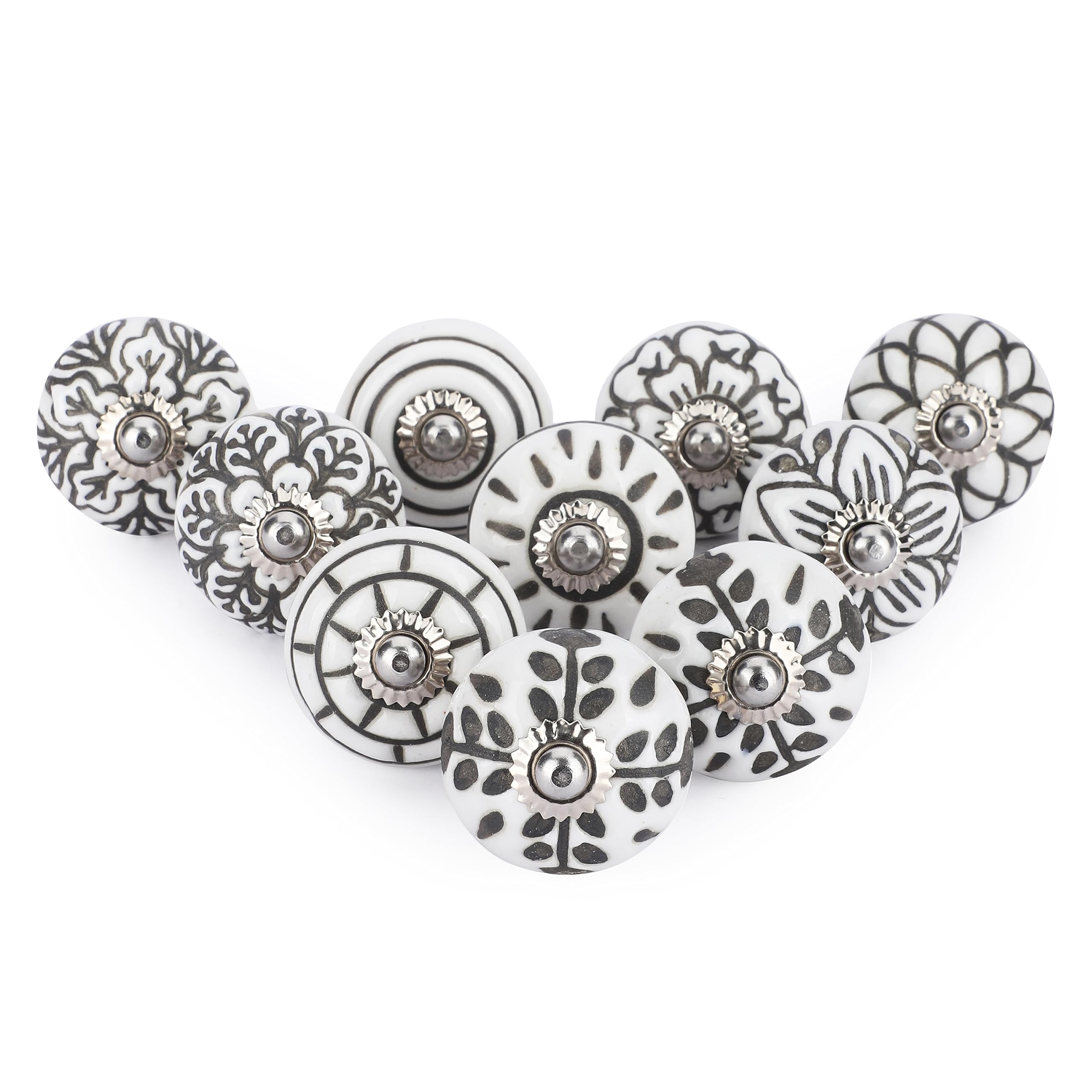 Owls Drawer Pulls Knobs Set of 4 Painted and Distressed Cast