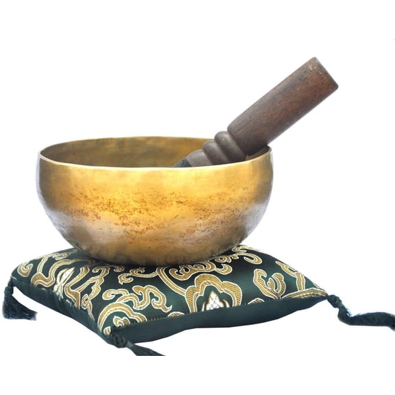 Ajuny Singing Bowl Meditation Sound Touch Therapy Healing Bell Metal 6 Inch
