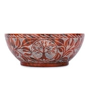Ajuny Soapstone Scrying And Smudge Bowl Pot Tree Design Handmade 5