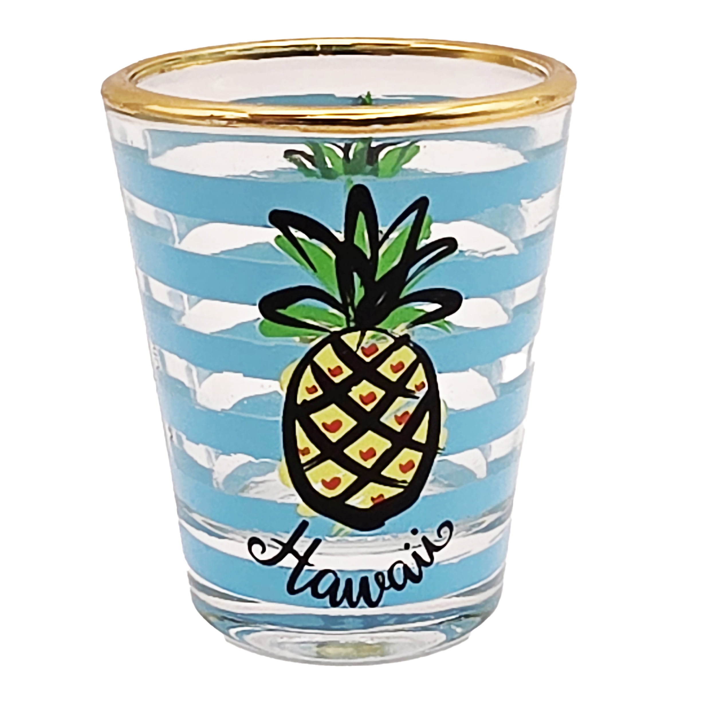 Hi SG 2 Yellow Shot Glass - Collectible Souvenir