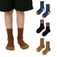 thumbnail image 1 of Ajziojiro 3 Pairs Kids Boys Socks 3-12years Cartoon Embroidery Ankle Socks for Toddler Soft Cotton Mid-Calf Socks Baby Socks, 1 of 9