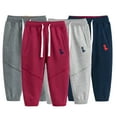 thumbnail image 1 of Ajziojiro Baby Boys Sweatpants for Toddler Kids Cotton Fall Jogger Pants Dinosaur Drawstring Elastic Trousers Bottoms 1-9Y, 1 of 8