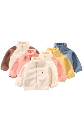 Children Kids Fleece Winter Jacket Outerwear Coats Baby Boys Girls Boys Plush Coats Cloud Velvet Warm Cotton Jacket 1-10T