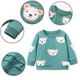 thumbnail image 1 of Ajziojiro Kids Toddler Boys Girls Cotton Sweatshirt Tops for 2-8Y Unisex Crewneck Fall Sweater Child Cartoon Pullover Sweatsuit Coats, 1 of 7