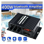 Ak380 800W 12V Power Amplifier Bluetooth 5.0 Stereo Home Car BASS Audio Amp Music Player Bluetooth Car Speaker Class D FM USB/SD