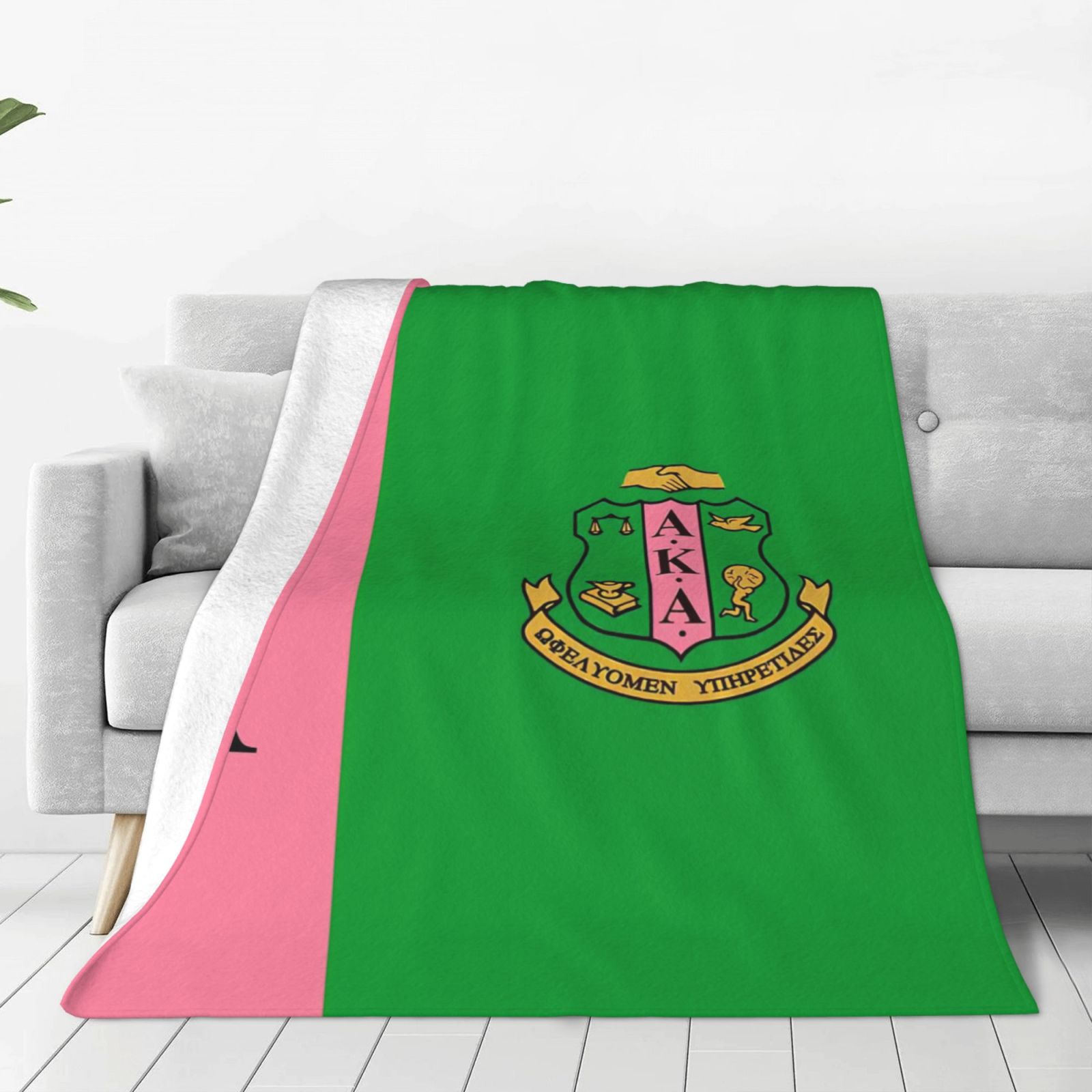 Aka Sorority Fashion Funny Cartoon Anime Bedding Fleece Throw Blanket
