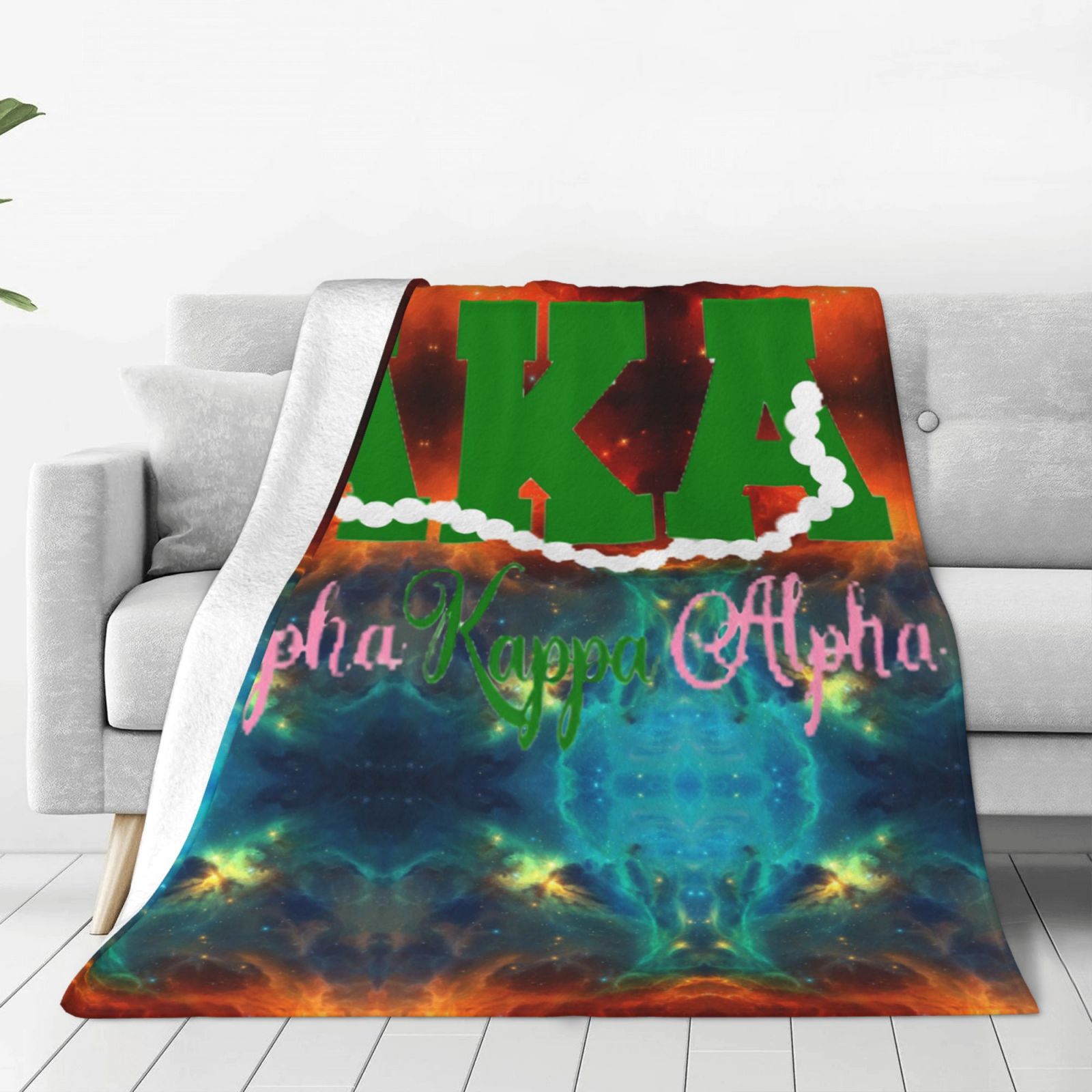 Aka Sorority Fashion Funny Cartoon Anime Bedding Fleece Throw Blanket