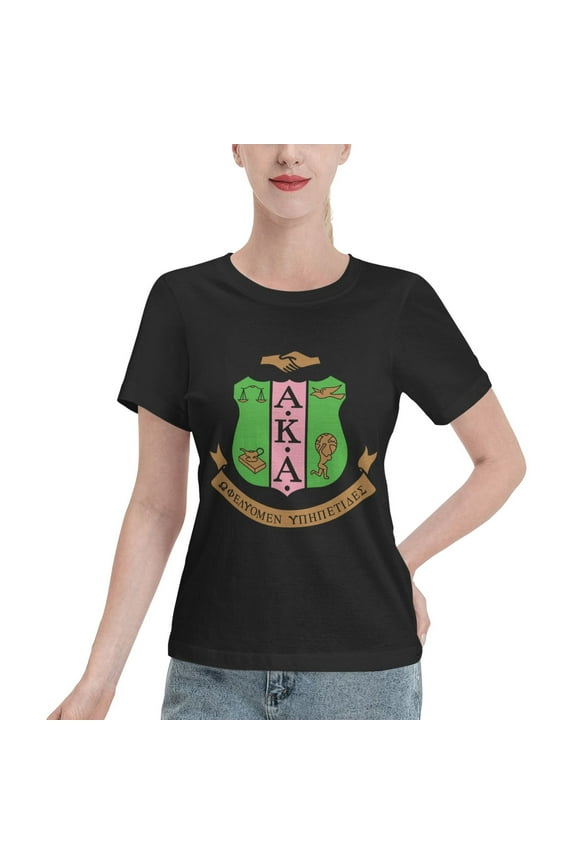 Aka Sorority Gifts For Women Classic T-Shirt Unisex Funny Short Sleeve Cotton T-shirts S