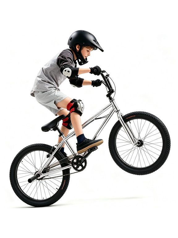 24 Inch Boys Bike, BMX Bikes for Kids 6-14, Bike for Boys with 4 Pegs, High-Carbon Steel BMX Frame, 360° Handlebar Rotation