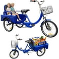 thumbnail image 1 of Akaber Adult Tricycle, 20 Inch 3-Wheel Bikes Carrying Passengers and Cargo, Trike for Adults with Front Baskets for Women, Seniors, Men, Low Step-Through Cruiser Bike for Cycling, Outing, Picnic, 1 of 9