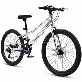 Akaber Kids Bike for Boys 9-15, 24 Inch Mountain Bike for Kids with High Carbon Steel, Dual Disc Brakes and Kickstand
